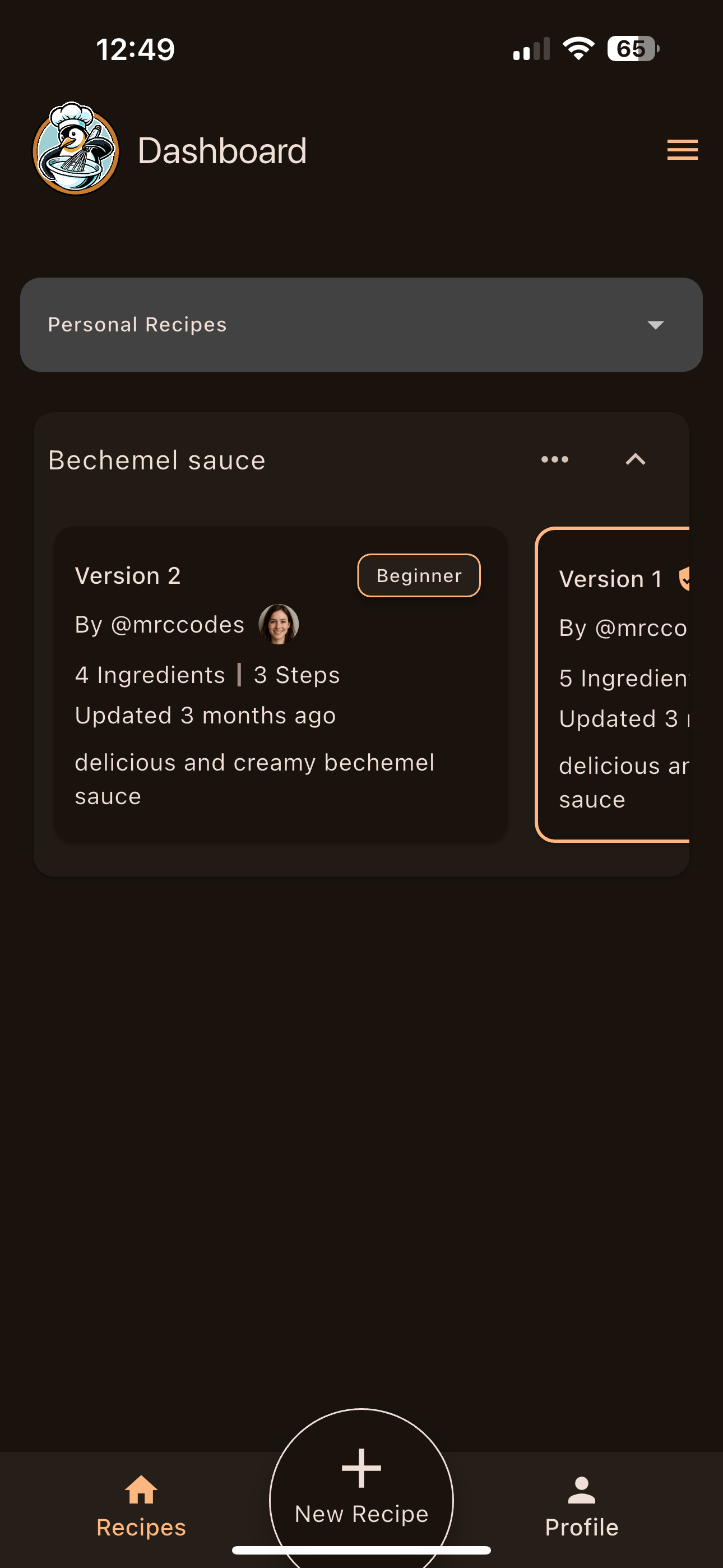 App UI